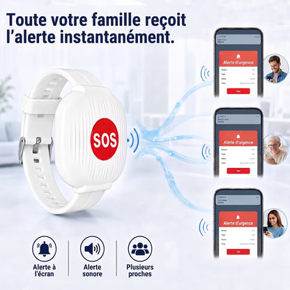 Toute votre famille reçoit l'alerte instantanément